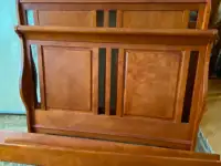 FREE Wooden Twin Bed and Boxsrpring