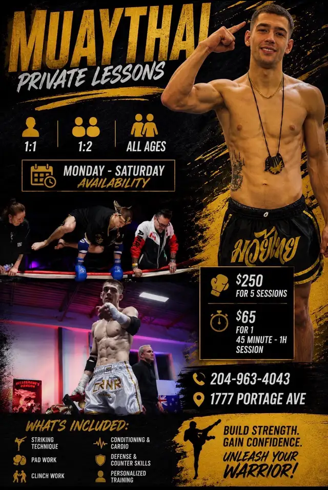 Private Muaythai Classes458404552948459520