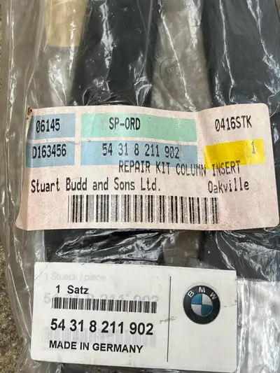 I'm selling a new BMW convertible top repair kit, part number 54 31 8 211 902. This kit includes the...
