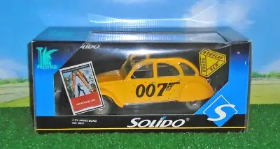 Modèle Solido Diecast...De ma collection...Citroën 2CV. 007 James Bond absolument comme flambante ne...