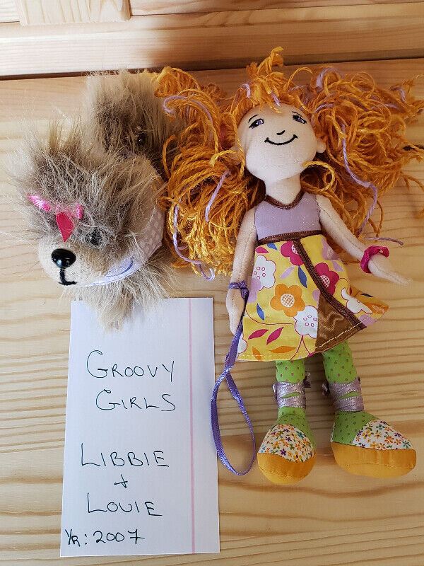 Groovy Girls Libbi and Louie Doll with Dog 2007 $8 (Lot 227) dans Jouets et jeux  à Trenton