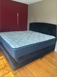 King mattress + box spring