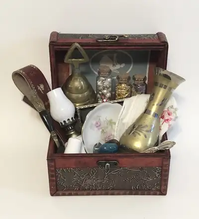 Vintage Treasure: Antiques, Dishes, Vase, Gemstones, Trinkets, View more