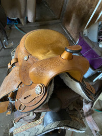 Kids western saddle 