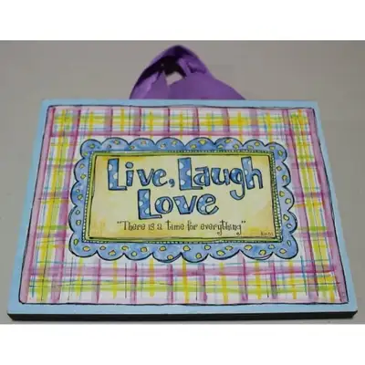 Live Laugh Love Wood Wall Art Sign 9 x 7, View more