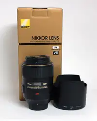 Nikon AF-S VR Micro Nikkor 105mm 1:2.8 G IF ED Lens $700
