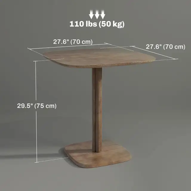 Solid rubberwood dining Table  4ppl  Modern Kitchen Table in Dining Tables & Sets in Markham / York Region - Image 3