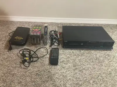 Philips VHS Compact Disc Player CD473, View more