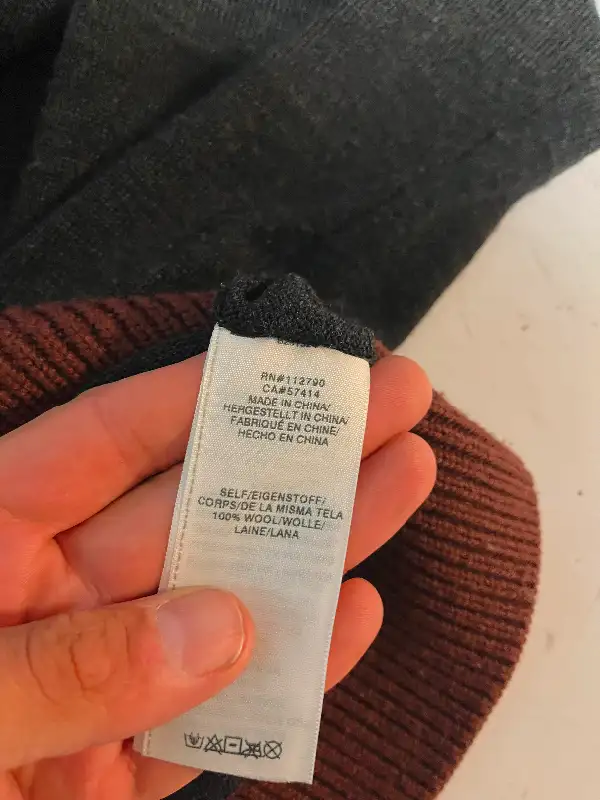 True Religion 100% Wool Gray Sweater XL63235014775683122