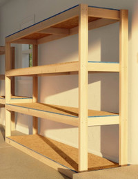 Build a shelving cabinet for tool storage 