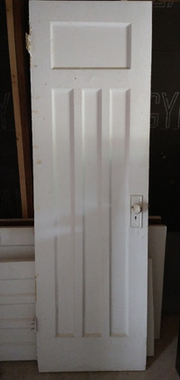 Solid wood interior door