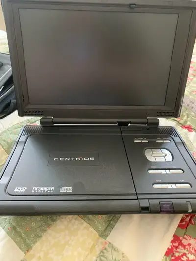 Watch your favourite movies on the go with this Centrios 10-inch portable DVD player, complete with...