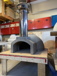 Wood Fired Pizza and Bread Oven-DIY- Forno Bianchi 30- W/Chimney