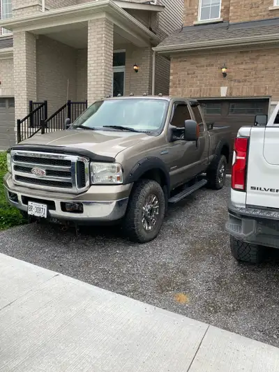 05 F250 6.0 litre diesel. Was a work truck. Stopped driving last august when I got a company vehicle...