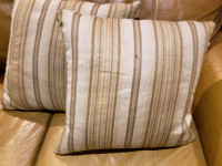 Coussins décoratif brun et taupe Decorative pillows 