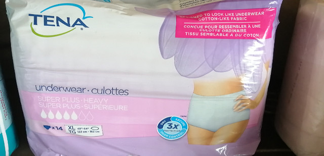 Incontinence Underwear: Tena - Female Underwear. XL 14 packs. in Health & Special Needs in Saint John