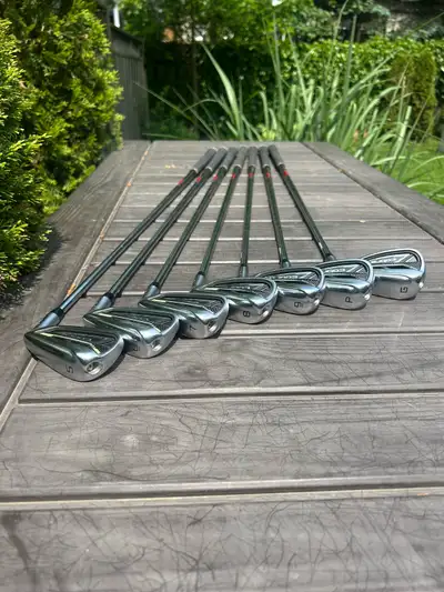 Cobra Radspeed Iron Set. 5 iron, 6 iron, 7 iron, 8 iron, 9 iron, Pitching Wedge, Gap Wedge. Used for...