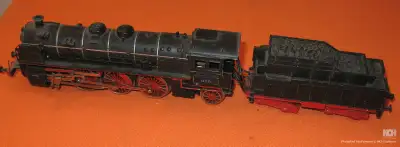HO Train Locomotive #18 61 // -4-6-2- Electric Train Model Railroad - Length: 12 inch. Loco with Coa...