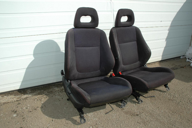 Acura Integra DC2 Type-R Front Seats & Rails (1994-2001) in Other Parts & Accessories in Calgary - Image 3