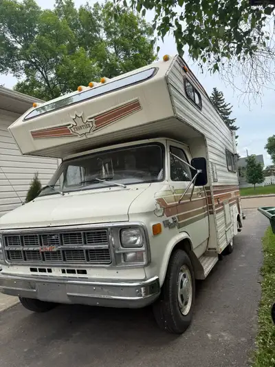 Runs, drives and stops. 350 Chevy small bock motor. No leaks. Stove removed. Pretty much brand new t...