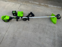 Greenworks Pro 80 V Max 16-in Cordless String Trimmer - Battery,