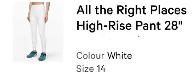 Lululemon All the Right Places High-Rise Pant 28" in Women's - Bottoms in Mississauga / Peel Region - Image 3