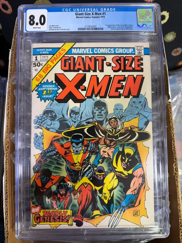 Giant Size X-Men 1 White Pages 