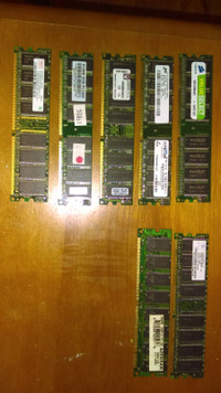 Mémoires RAM PC 3200 ddr 400