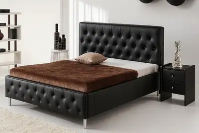 ✅All Sizes Available in Black Bed frame, View more