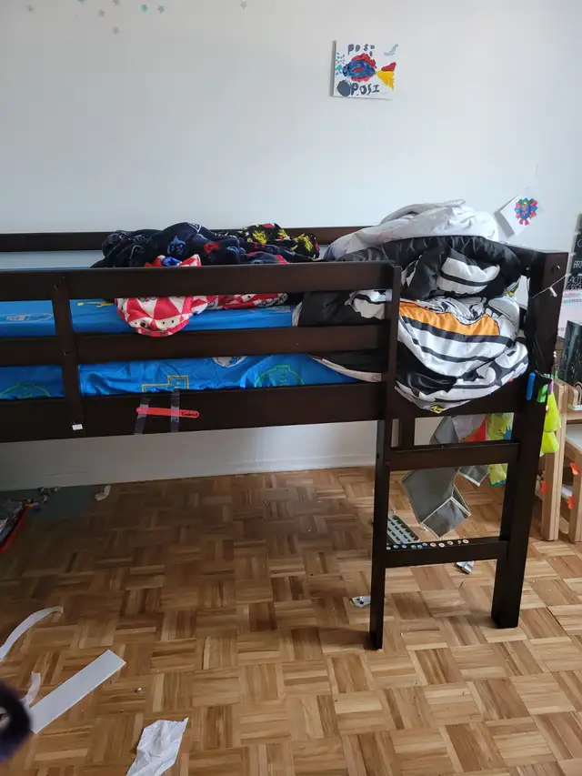 Lit mezzanine simple sans matelas in Beds & Mattresses in Longueuil / South Shore - Image 3