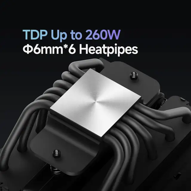 Iota A62 BK CPU Cooler,CPU Air Cooler Digital Display in System Components in City of Montréal - Image 5