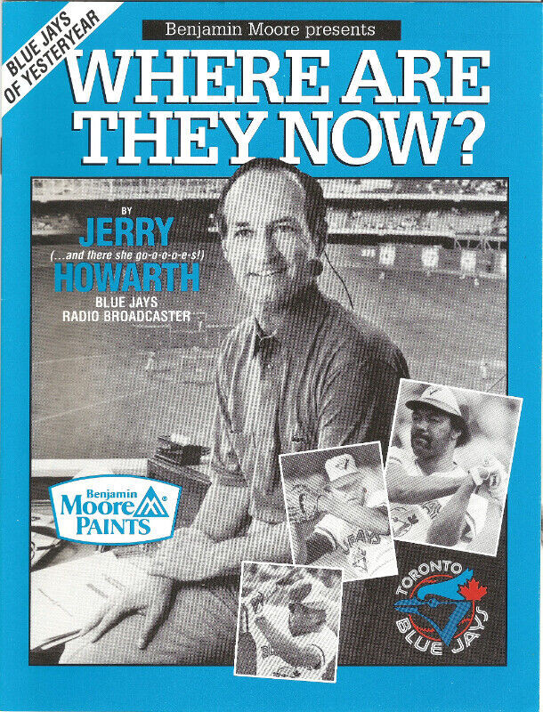 1993 Toronto Blue Jays Where Are They Now Benjamin Moore Booklet in Arts & Collectibles in St. Catharines