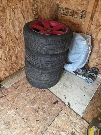Dodge srt rims and new tires