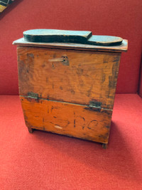 Antique Primitive Shoe Shine Box