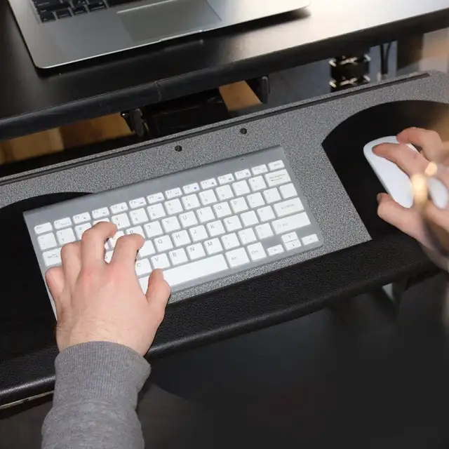 Keyboard Tray with Adjustable Height and Tilt for Standing Desks in Desks in Downtown-West End - Image 8