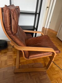 Fauteuil IKEA POÄNG en cuir