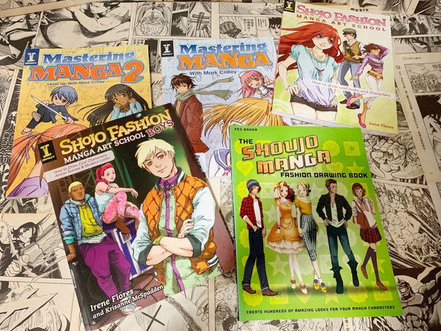 Manga Tutorial Art Books Manga Art School Shojo Fashion in Comics & Graphic Novels in Markham / York Region