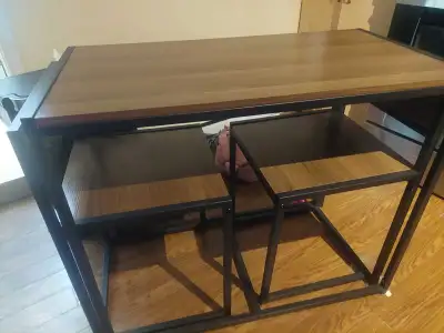 table de cuisine et 2 chaise , View more