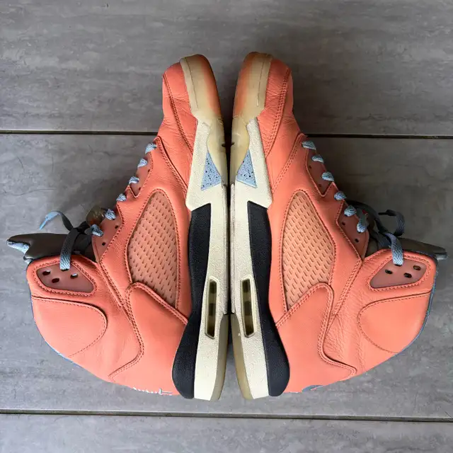 Nike Air Jordan Retro 5 DJ Khaled Men Size 13 Salmon Barely Used in Men's Shoes in City of Montréal - Image 5