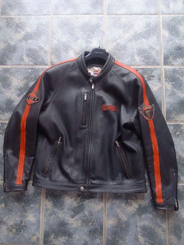 Manteau en cuir Harley Davidson XL dans Hommes  à Laval/Rive Nord