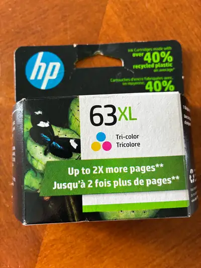 HP 63XL Tri-color printer ink, View more
