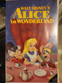 Alice in Wonderland Original, Stickered, Black Diamond VHS