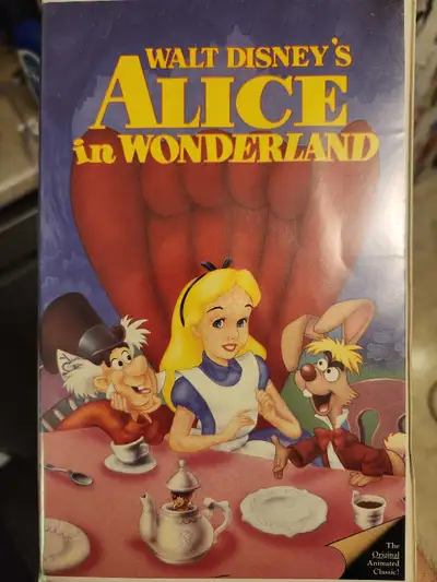 Alice in Wonderland Original, Stickered, Black Diamond VHS, View more