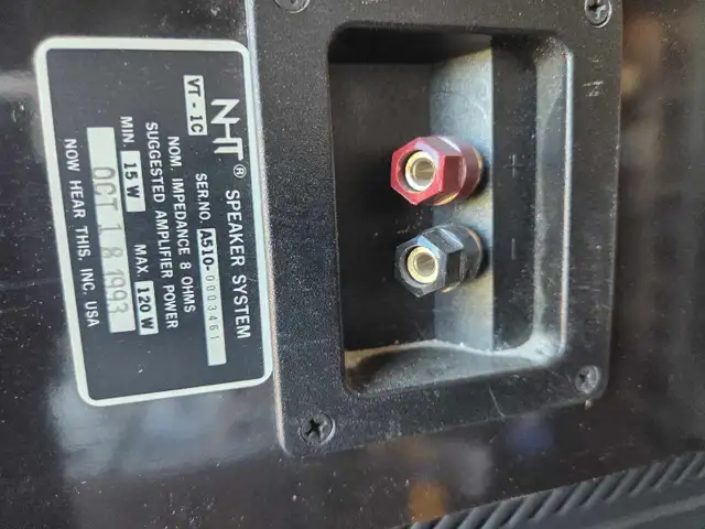 NHT VT-1C Speaker in Speakers in Calgary - Image 4