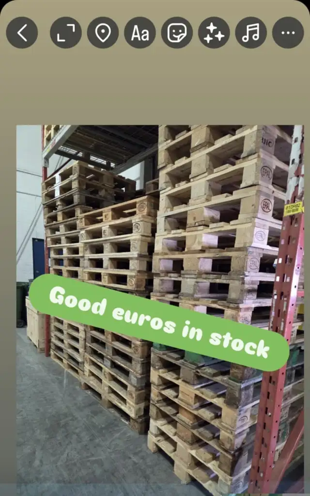 WAREHOUSE has extra pallets for sale in stock DRY indoors SPACE | Other ...