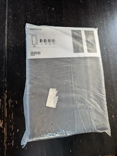 Two Sets of Ikea Annakalsa Room Darkening Curtains - NEW in Bag, View more