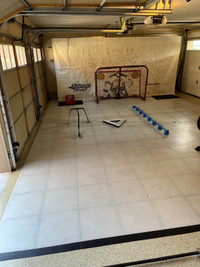Hockey, shooting setup