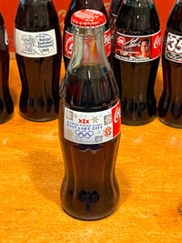 COCA COLA BOTTLE 2002 SALT LAKE CITY OLYMPIC'S XIX OLYMPIC WINTE