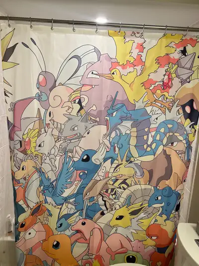 Pokémon Shower Curtain, View more