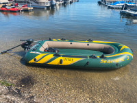 Seahawk 3 with trolling motor and AGM battery